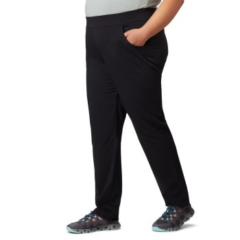 Columbia Ženske Hlače - Anytime Casual Pull On Plus Size Crne | EQYO-20493